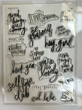 6x8 Heidi Swapp Photopolymer Stamp Set